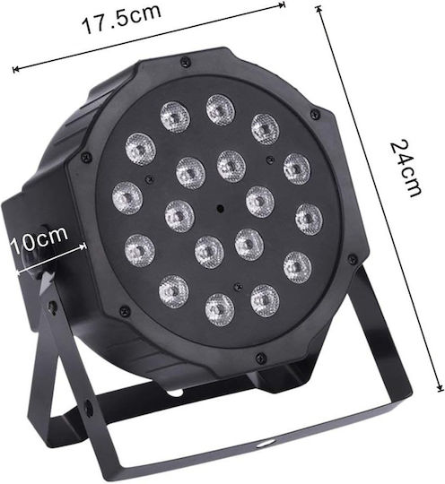 Φωτορυθμικό LED PAR RGB