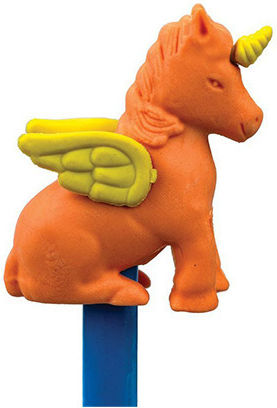 Centrum Eraser for Pencil and Pen 1pcs Orange