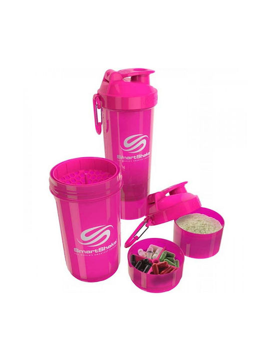 SmartShake Original2go Shaker Πρωτεΐνης 800ml Πλαστικό Ροζ