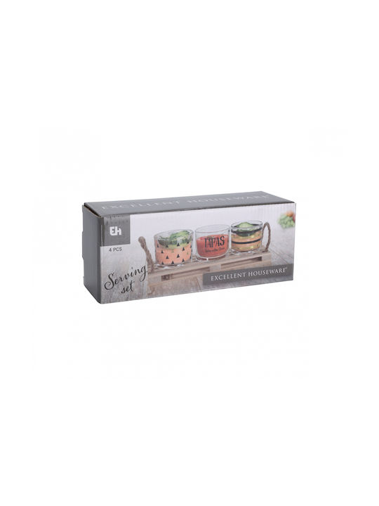 Excellent Houseware Μπωλ Σερβιρίσματος Στρογγυλό Ξύλινο Καφέ με Διάμετρο 23εκ. 3τμχ Excellent Houseware Μπωλ Σερβιρίσματος Στρογγυλό Ξύλινο Καφέ με Διάμετρο 23εκ. 3τμχ