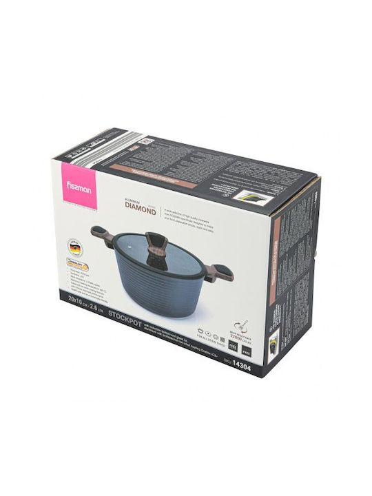 Fissman Βαθιά Κατσαρόλα από Αλουμίνιο 2.6lt / 20cm