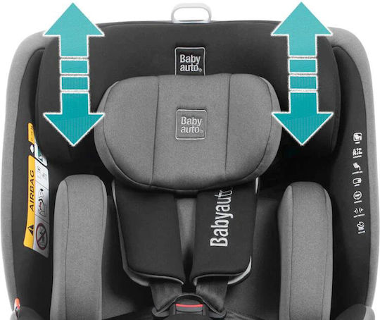 Babyauto Core Детско Столче за Кола i-Размер с Isofix Anthracite Melange 0-36 кг