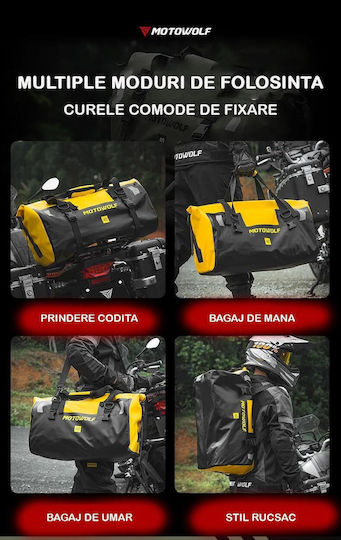 Motowolf Sac uscat Rucsacuri cu o capacitate de 66 litri Galben
