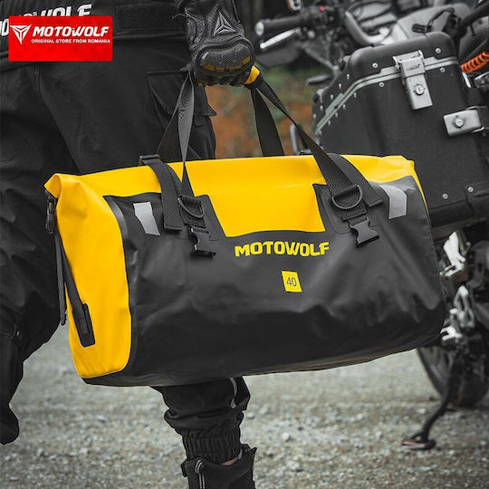 Motowolf Trockentaschen Umhängetasche / Handtasche 40lt Schwarze