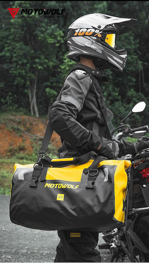 Motowolf Trockentaschen Umhängetasche / Handtasche 40lt Schwarze