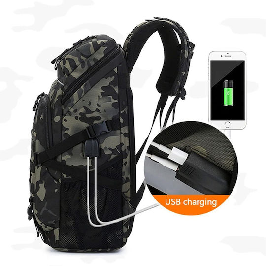 Xl Tactical Molle Military Backpack Backpack Digital Camo 38.5lt