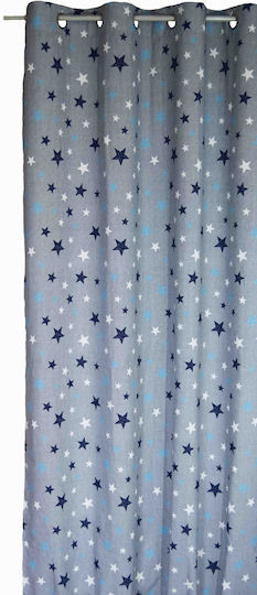 Decocraft Детска завеса Star с куки 140x260cm Decocraft Детска завеса Star с куки 140x260cm