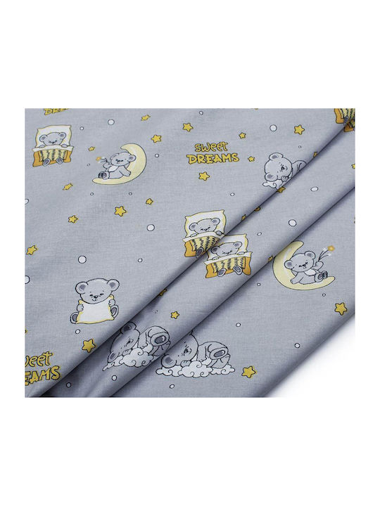 Dimcol Kids Cotton Pillowcase 50x70cm Grey