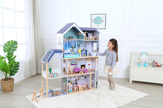 Ecotoys Ξύλινο Κουκλόσπιτο