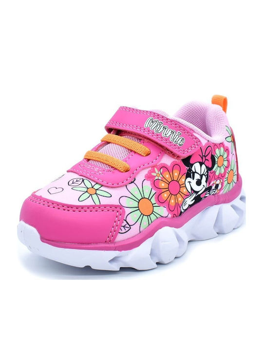 Kids Sneakers Anatomic with Scratch & Lights Fuchsia
