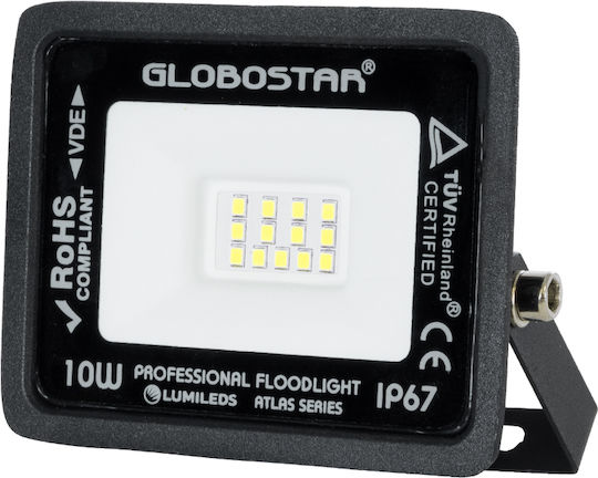 GloboStar Atlas Waterproof LED Floodlight 10W Cold White 6000K IP67