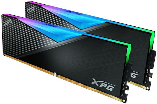 Adata XPG Lancer 64GB DDR5 RAM cu 2 module (2x32GB) și Viteză 6400