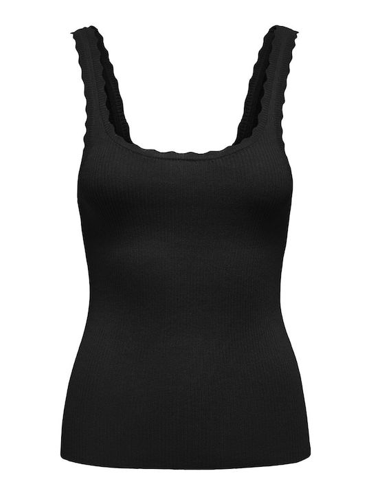 Gemma Bluza Damă Fără Mâneci Neagră