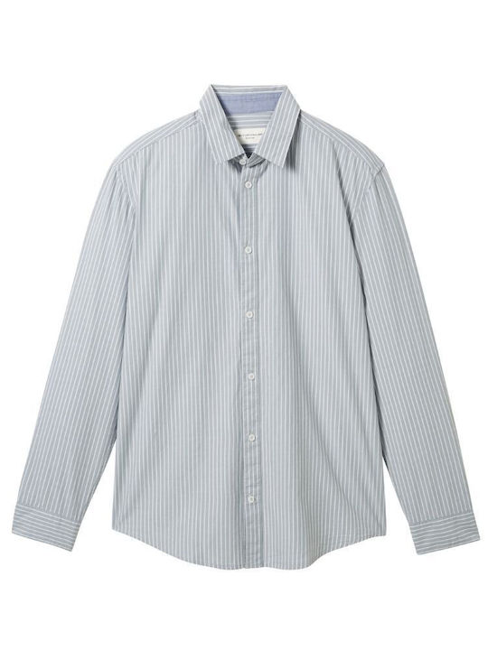 Long-sleeved Shirt Striped Mint