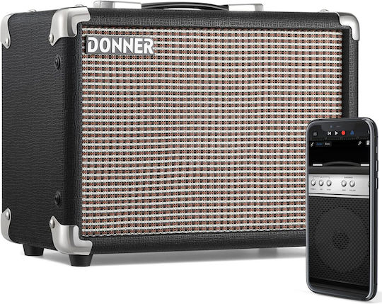 Donner M-10 Chitară electrică 10W Negru