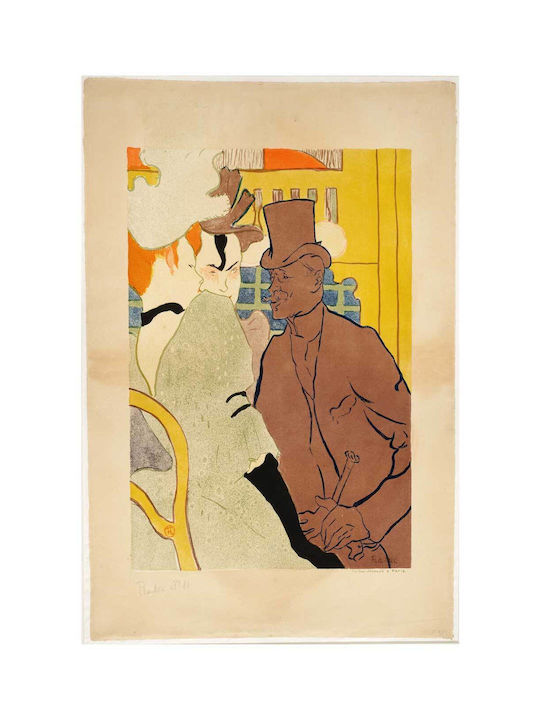 L'anglais Au Moulin Rouge Πίνακας σε Καμβά 40x50cm