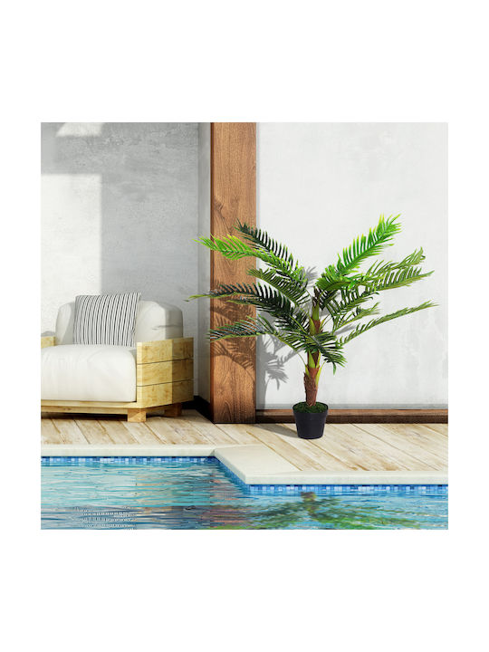 Plantă Artificială în Ghiveci Green 123cm Outsunny