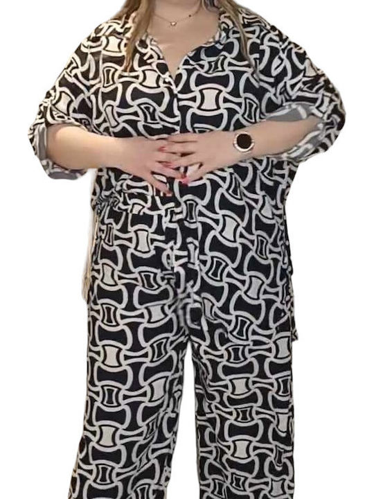 Women's Blue Set with Pants with Elastic