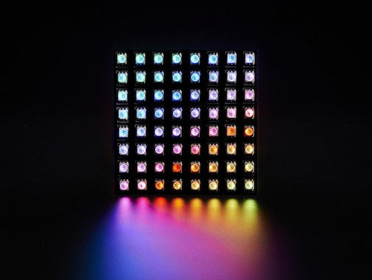 Matrice flexibilă Adafruit DotStar 8x8 - 64 de pixeli LED RGB