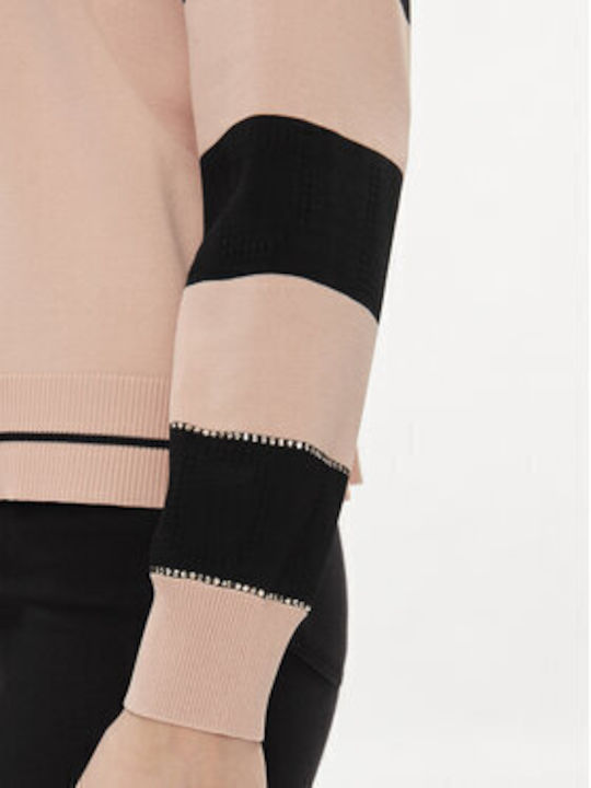 Damen Langarm Pullover Rosa