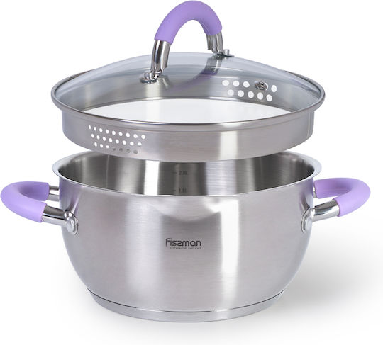 Fissman Annette Oală Adâncă Din Oțel Inoxidabil 2.5lt 20cm