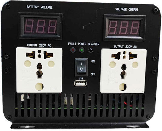 EJC Inverter Αυτοκινήτου 2000W για 24V DC
