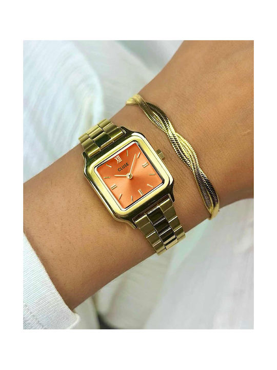 Cluse Gracieuse Petite Uhr mit Gold Metallarmband