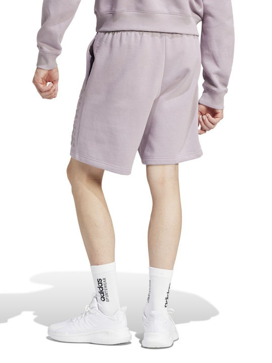 adidas Graphic Αθλητική Ανδρική Βερμούδα Μωβ