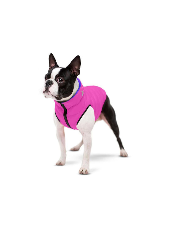 WauDog Haine pentru câini Impermeabil Roz XSmall cu Lungimea Spateului 30 cm