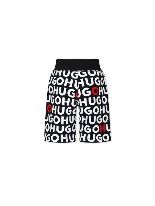 Hugo Boss Kids Shorts/Bermuda Fabric black/red