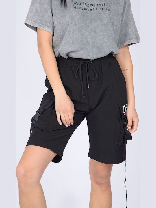 Damen Bermuda Damen Shorts - Bermudas Schwarz