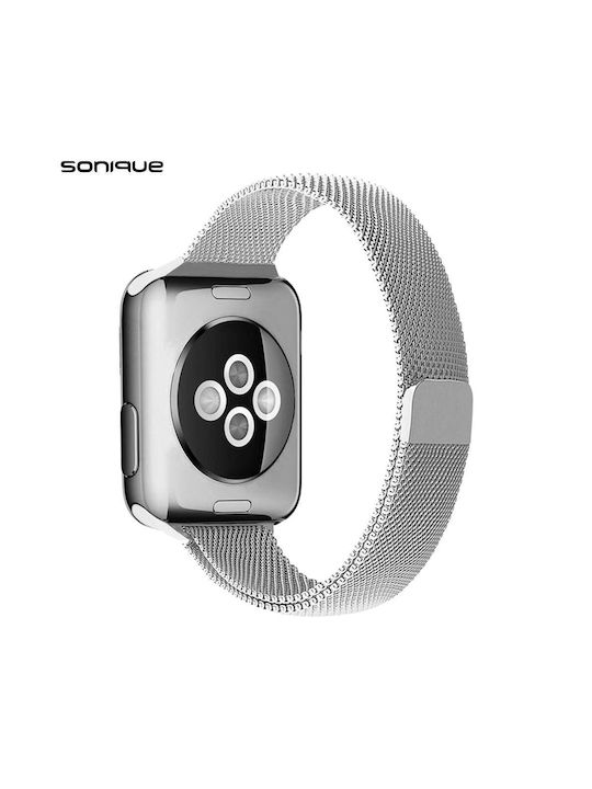 Sonique Strap Stainless Steel Silver (Apple Watch 38/40/41/42mm)