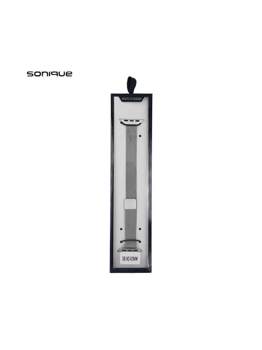 Sonique Curea Oțel inoxidabil Argintiu (Apple Watch 38/40/41/42mm)