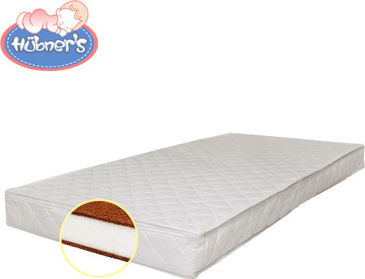 Hubners Mattress Crib with Coconut Fiber 60cmx120cmx12cm