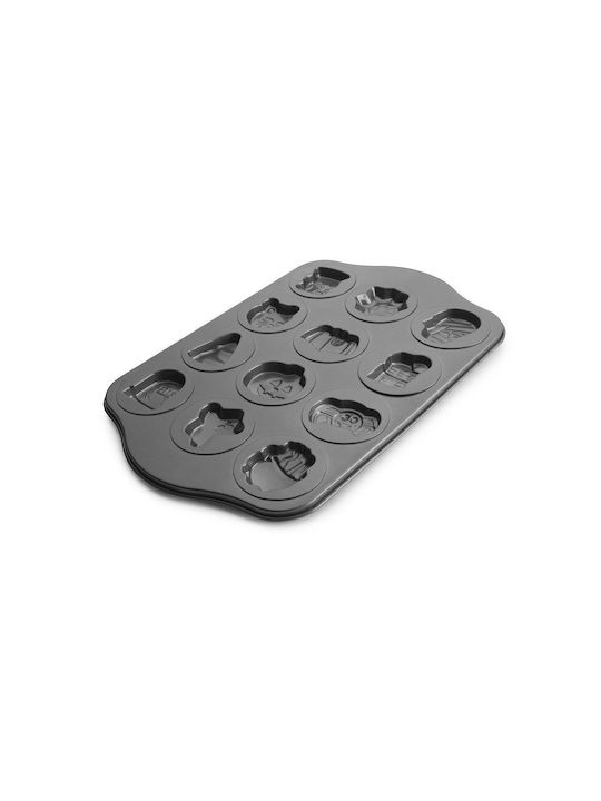 Ibili Formă de Patiserie pentru Cupcakes/Muffins din Aluminiu 44x28buc 1buc