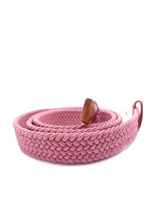 Elastic Women's Belt Pink Elastic Women's Belt Pink