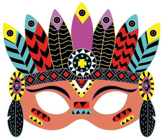 Janod Carnival Masks Scratchboard Creative Set