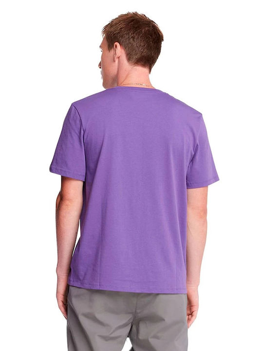 Timberland Ανδρικό T-shirt Κοντομάνικο Μωβ