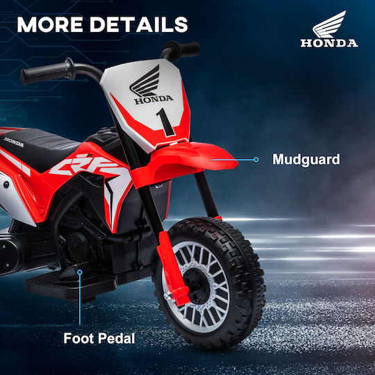 Kids Motorbike Inspired Honda CRF450 Electric 6 Volt Red