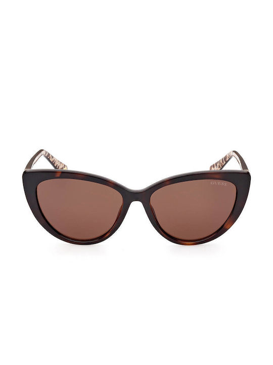 Guess Women's Sunglasses with Brown Tartaruga Plastic Frame and Brown Lens GU5211S_MARRONE_52E