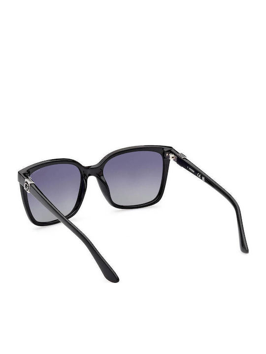 Guess Damen Sonnenbrille mit Schwarz Kunststoff Gestell und Gray Verlaufsfarbe Linse GU7865S_NERO_01D