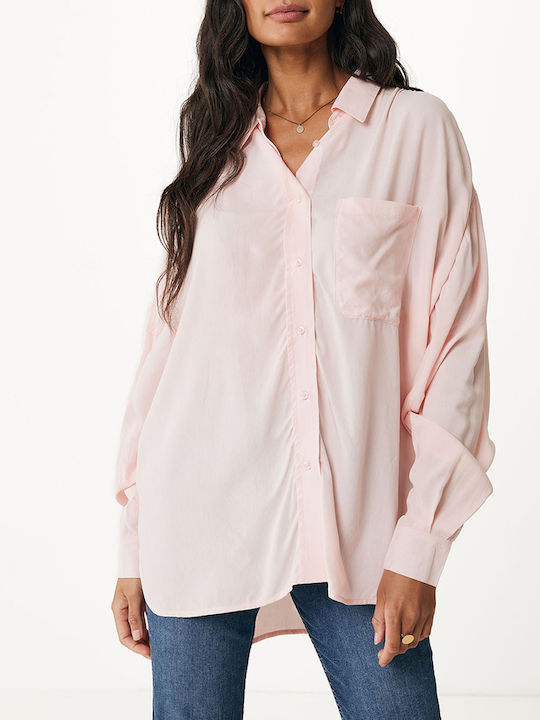Mexx Women's Long Sleeve Shirt Pink