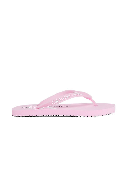 Calvin Klein Frauen Flip Flops in Rosa Farbe