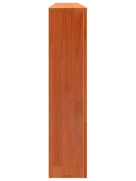vidaXL Калориферен Капак от Масивно Дърво Кафяв 169x19x84см