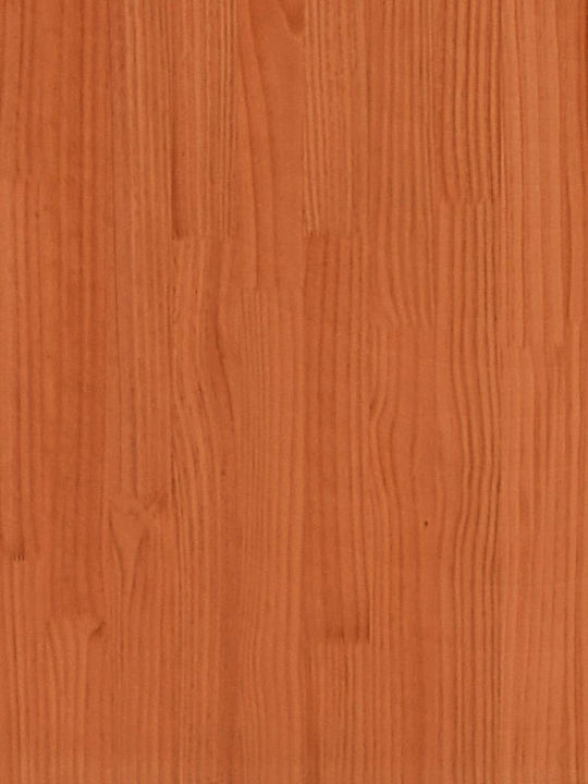 vidaXL Калориферен Капак от Масивно Дърво Кафяв 169x19x84см