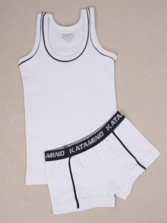 Katamino Set of Kids' Boxers White 2pcs
