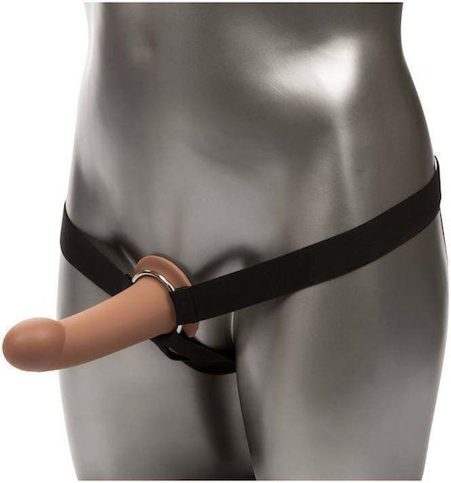 Calexotics Fără bretele Strap On cu Dildo 16cm în Culoare Maro