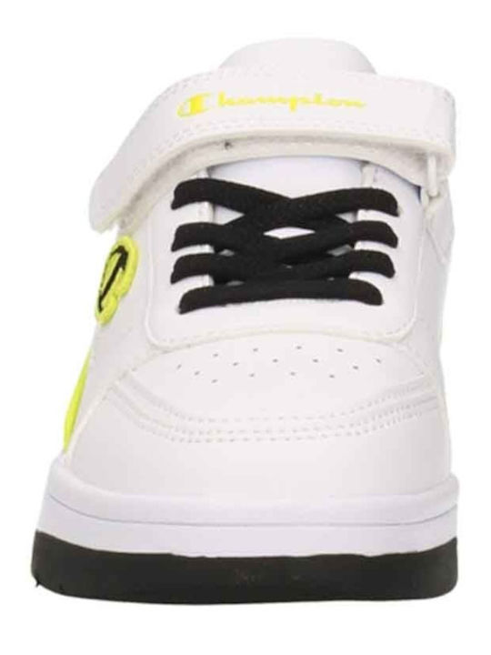 Heritage Kinder Sportschuhe Basketball mit Bügel- und Schleifenverschluss Weiß