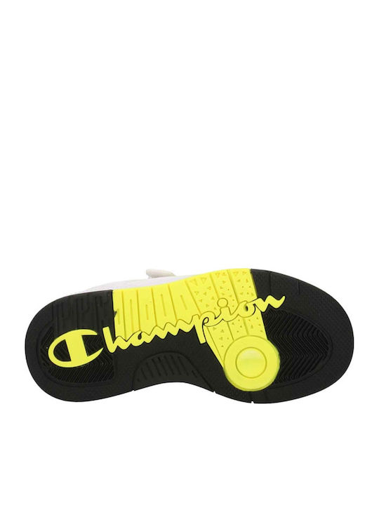 Heritage Kinder Sportschuhe Basketball mit Bügel- und Schleifenverschluss Weiß