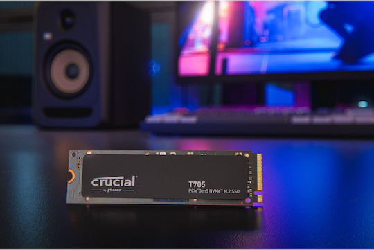Crucial T705 SSD 1TB τύπου M.2 με σύνδεση PCI Express 5.0 (PS5 Compatible) CT1000T705SSD3
